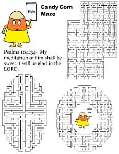 Candy Corn Sunday School Lesson|Fall Sunday School Lessons